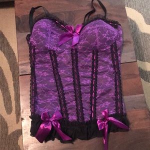 Purple corset